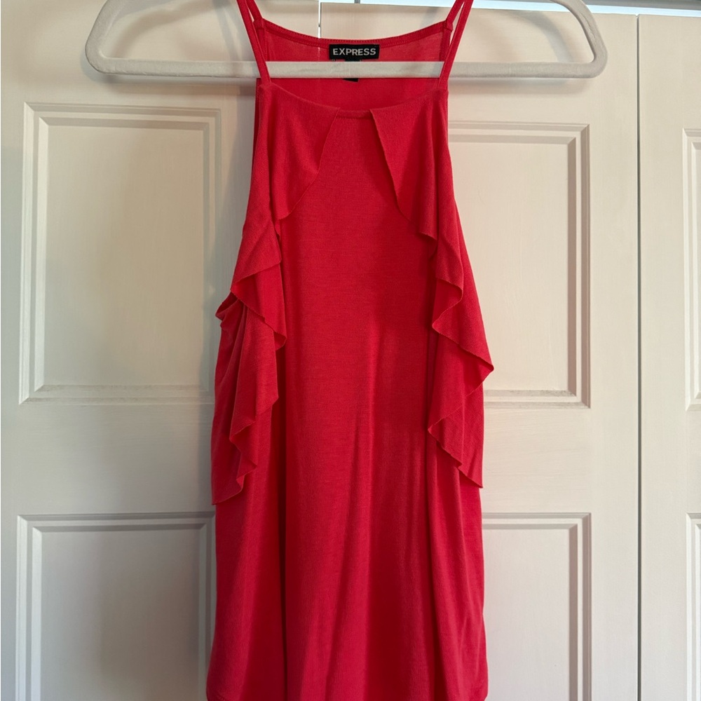 Express Women's Ruffle Tank